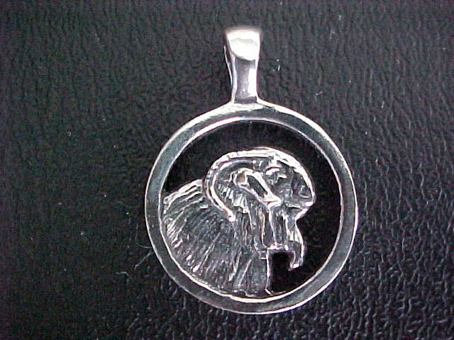 Silver Boer Goat Pendant